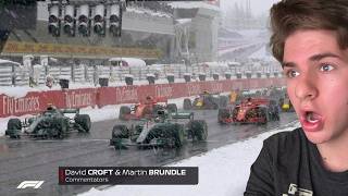 I Reacted To 10 MOST EXTREME F1 Weather Moments!
