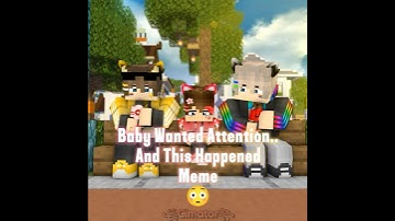 Baby Wanted Attention.. And This Happened 😳 - Mine-imator Minecraft Animation #shorts #viral
