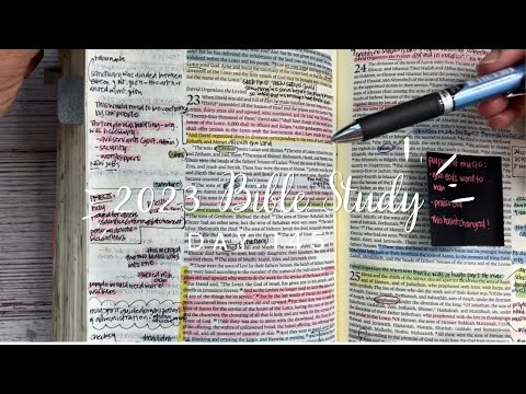 Day 145 1 Chronicles 23-25 | Bible study for beginners | Study the Bible in One Year