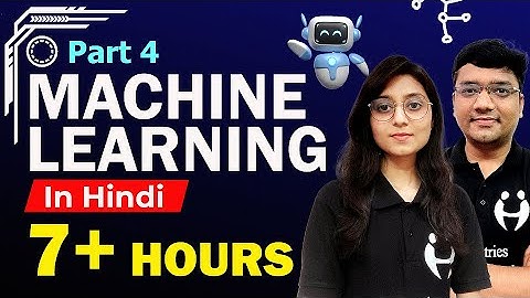Machine Learning for Data Science Part 4 | 8 hours Full Course in Hindi | The iScale #datascience