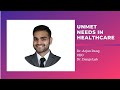 Dr.  Arjun Dang | Unmet Needs in Healthcare | InnoHEALTH 2019