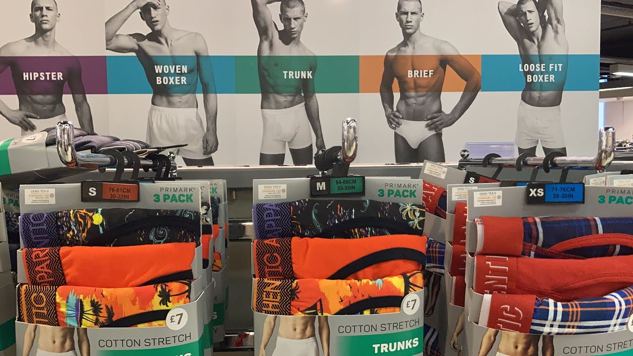 PRIMARK MEN'S BRIEFS End of September 2020 YouTube