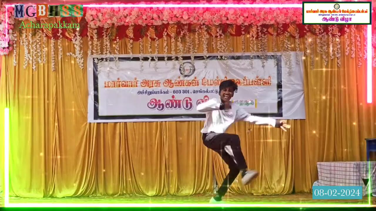 ஆண்டுவிழா 2023-24 மணிஷ்குமார் நடனம்.