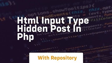 Html input type hidden post in php
