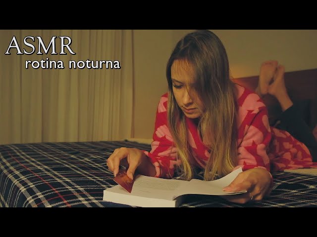 ASMR - ROTINA PARA UMA NOITE DE SONO RELAXANTE 💤