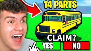 How To Find ALL 14 PART LOCATIONS In Roblox Car Dealership Tycoon! BACK TO SCHOOL BUS EVENT!