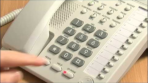 Panasonic KXTA KXTE personal speed dials.mpg