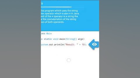 AIDE Tutorial - Java Skills (Operators)