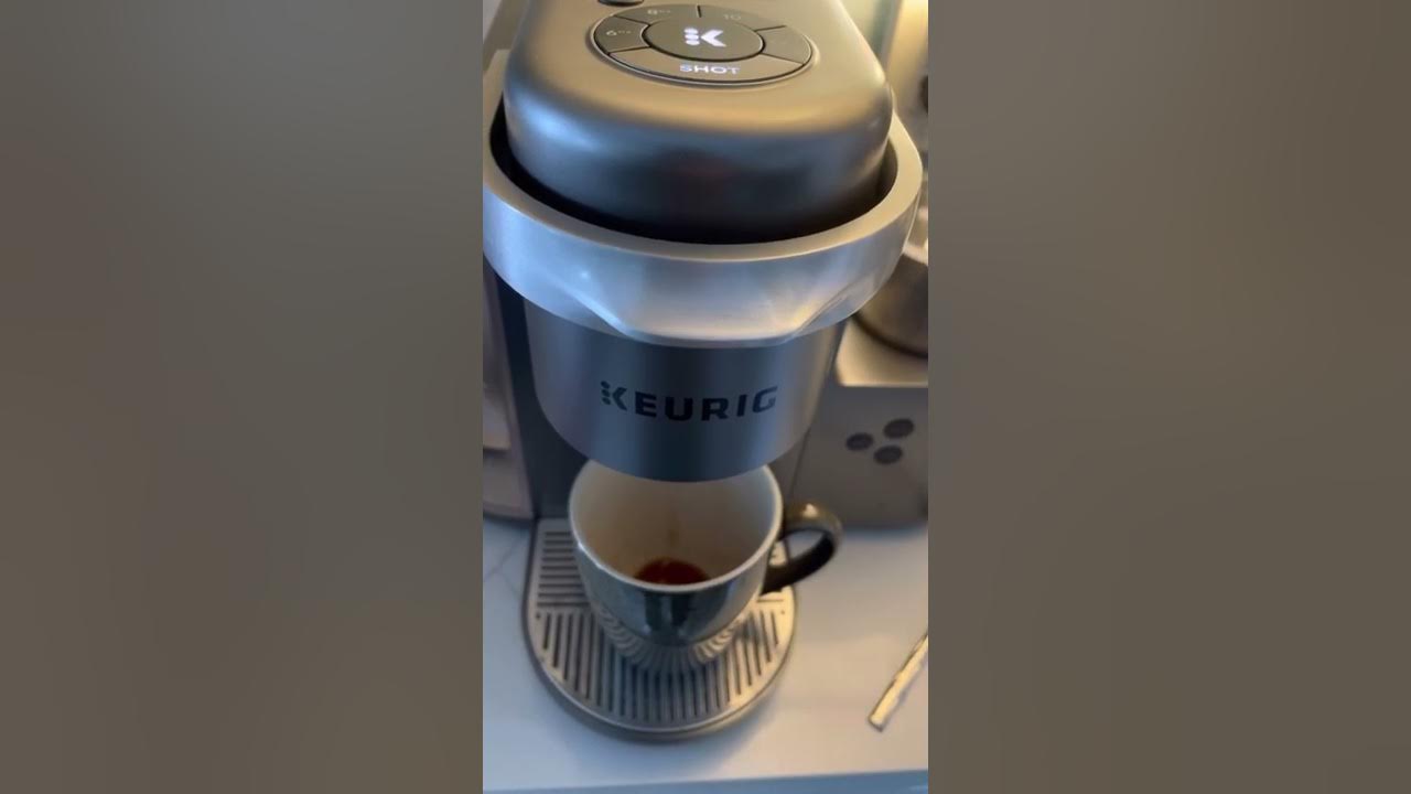 How to make a shot of espresso with Keurig special edition YouTube