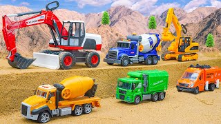 Mega RC Trucks RC Heavy Haulage RC Car Transport RC Traktor Volvo Lesu BL71 RC Wheel Loader Dozer!!