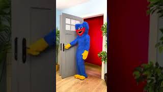 Huggy Wuggy Open Door Prank Scary Huggie By One More