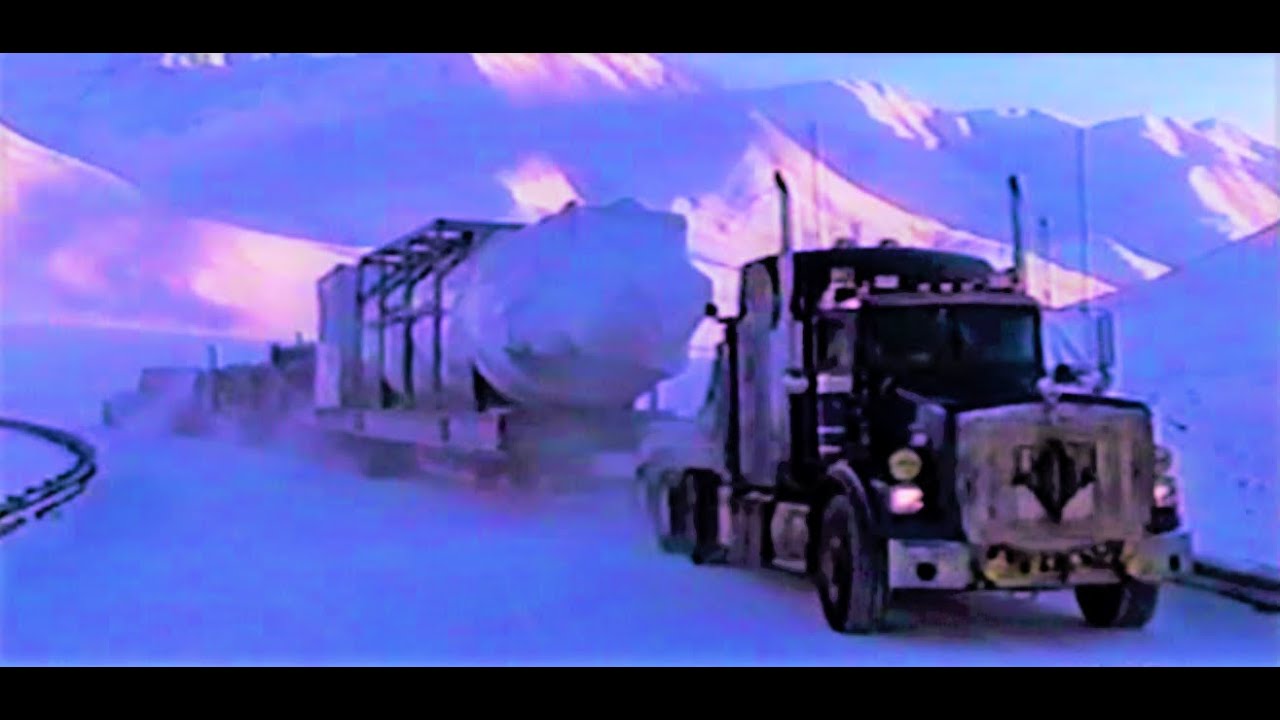 Перевозка тяжелых грузов через перевал Атигун