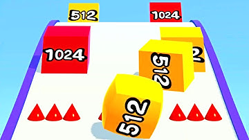 Ball Run 2048 Merge Number ! MAX LEVELS Gameplay Walkthrough New Update Part 255 android, ios