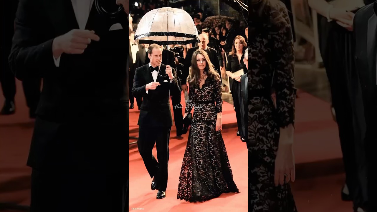 William & Catherine’s Unforgettable Look 🖤 