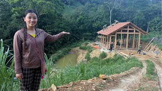 After so many hardships, Linda’s new house has finally been fully roofed, bringing joy to everyone