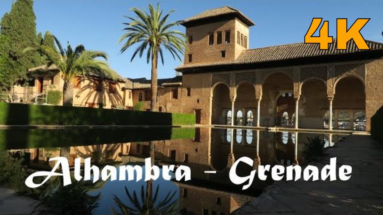 Alhambra de Grenade en 4K   Granada   Andalousie   Espagne