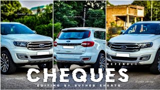 Cheques Ft Endeavour Video Endeavour Video Status Cheques Shubh Song Edit 