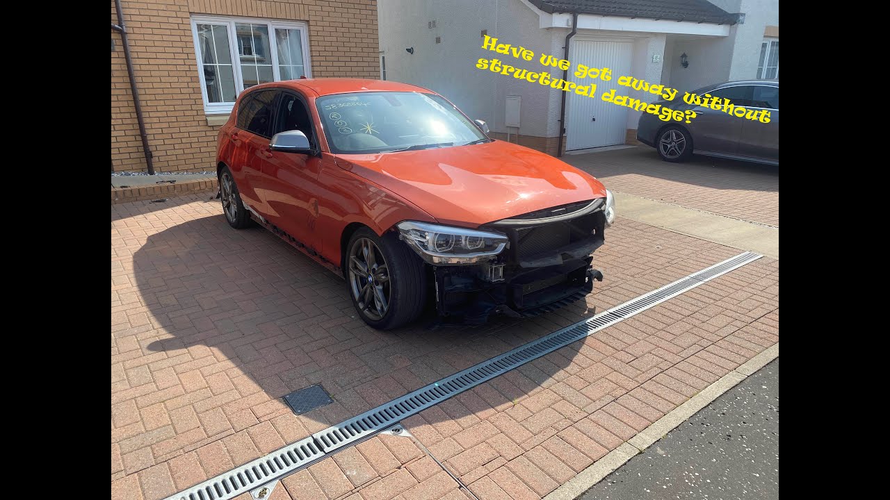 Starting the rebuild of my accident damaged BMW M140i part 2 - YouTube