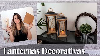 Lanterna Decorativa Farmhouse - DIY / Decorative Farmhouse Lanterns - DIY