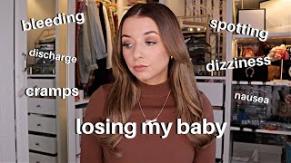 MY MISCARRIAGE STORY \/ Losing My Baby At 7.5 Weeks Pregnant 💔