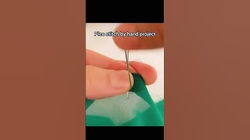 pico stitch by hand work