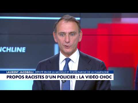 Laurent Jacobelli reacts to a police officer's racist remarks in Carcassonne