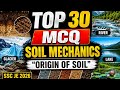 SOIL MECHANICS TOP 30 PYQ SSC JE 2026  CIVIL ENGINEERING 
