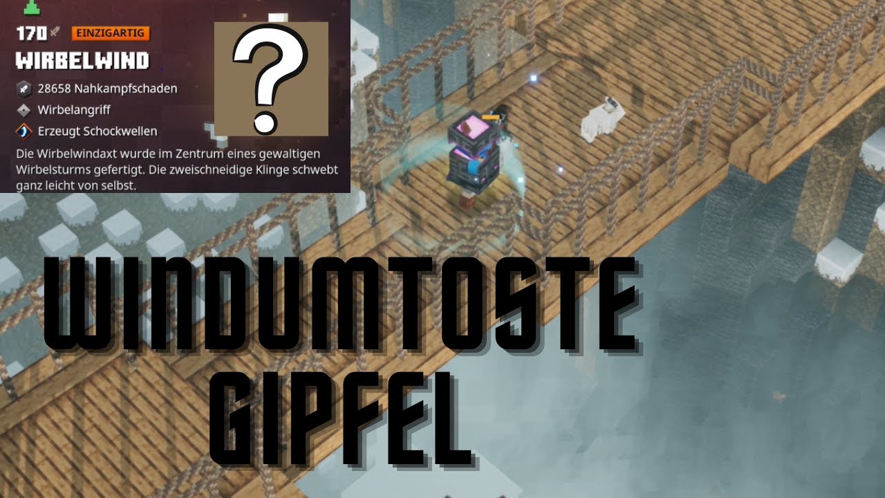 Es geht zu den Windumtoste Gipfeln | Minecraft Dungeons HEULENDE GIPFEL DLC