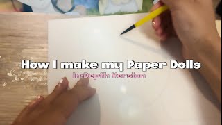 Drawing Paper Dolls in My Style | In-Depth Video | FunBlindBag
