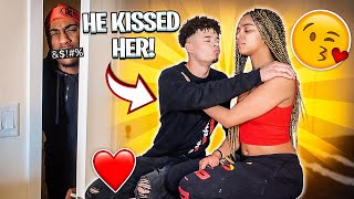 I HAD ANOTHER GUY FLIRT IN THE ROOM ALONE WITH MY GIRLFRIEND *BAD IDEA* | LOYALTY TEST