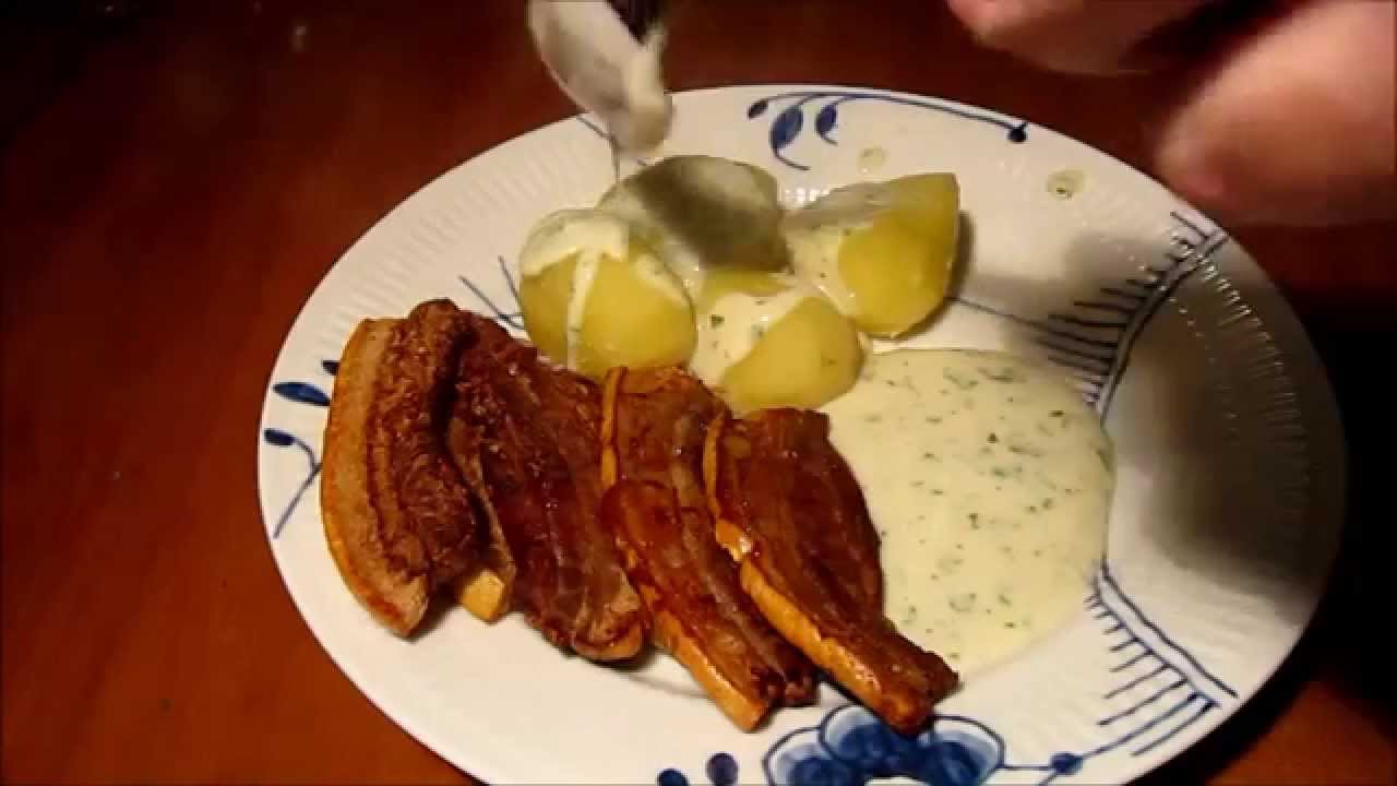 Lard rôti, pommes de terre & sauce persil - Recette danoise le plus aimée au Danemark - Recette # 3