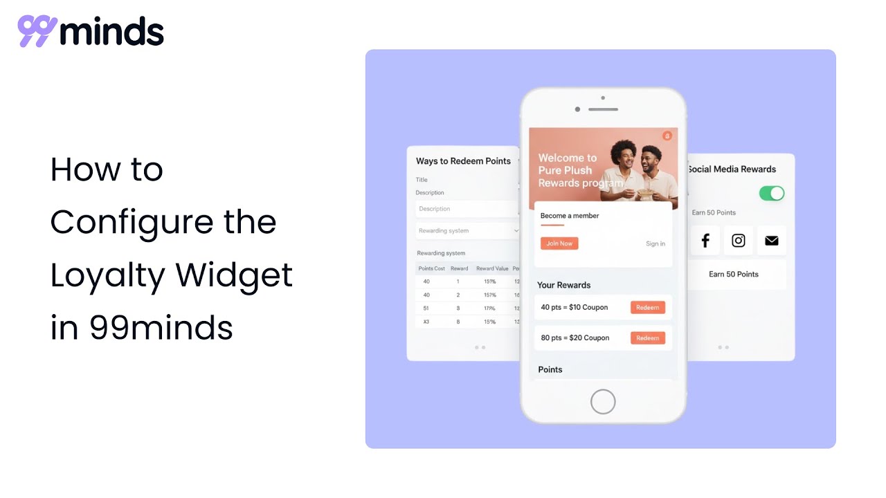 How to Configure the Loyalty Widget in 99minds