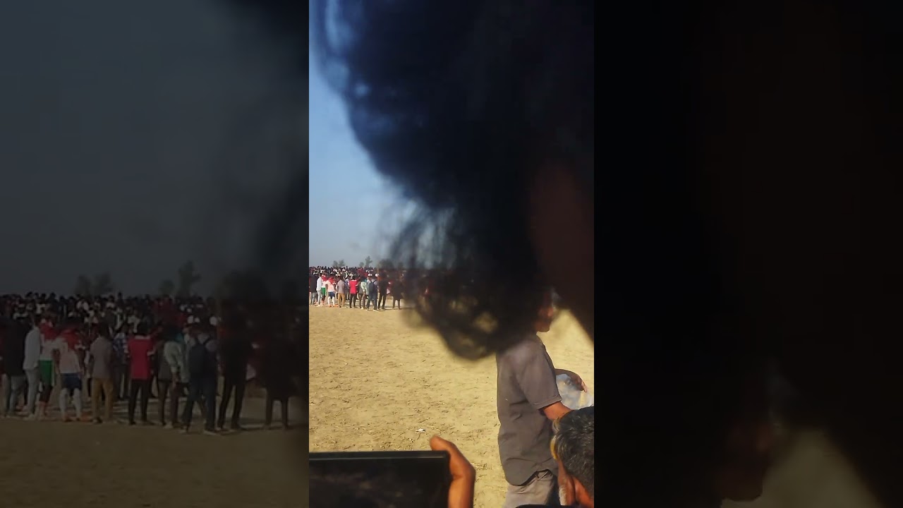 শান্তা মাঠে ফাইনাল খেলা আগের সময় ভিডিও দিছি। গাইছ।