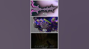 2D is logisch... 3D is logisch... maar dit?? #shorts #3d #fractal