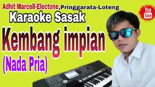 Terbaru 2023~Karaoke Sasak'Kembang impian'Om.pelita Harapan Nada Pria Cover Musik Karaoke Keyboard