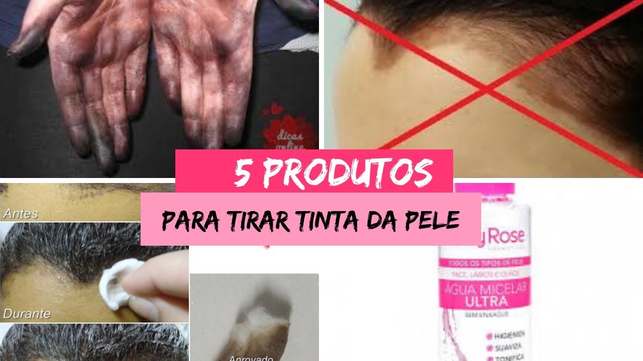 COMO TIRAR TINTA DE CABELO DA PELE - 5 PRODUTOS INFALIVEL - vidinha de ...