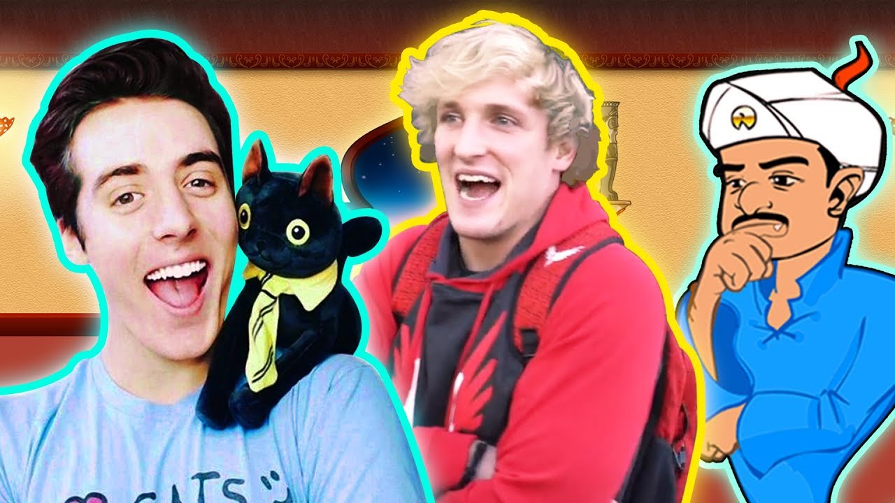Logan Paul & Denis Daily GUESSING YOUTUBERS! Akinator ► Fandroid Music
