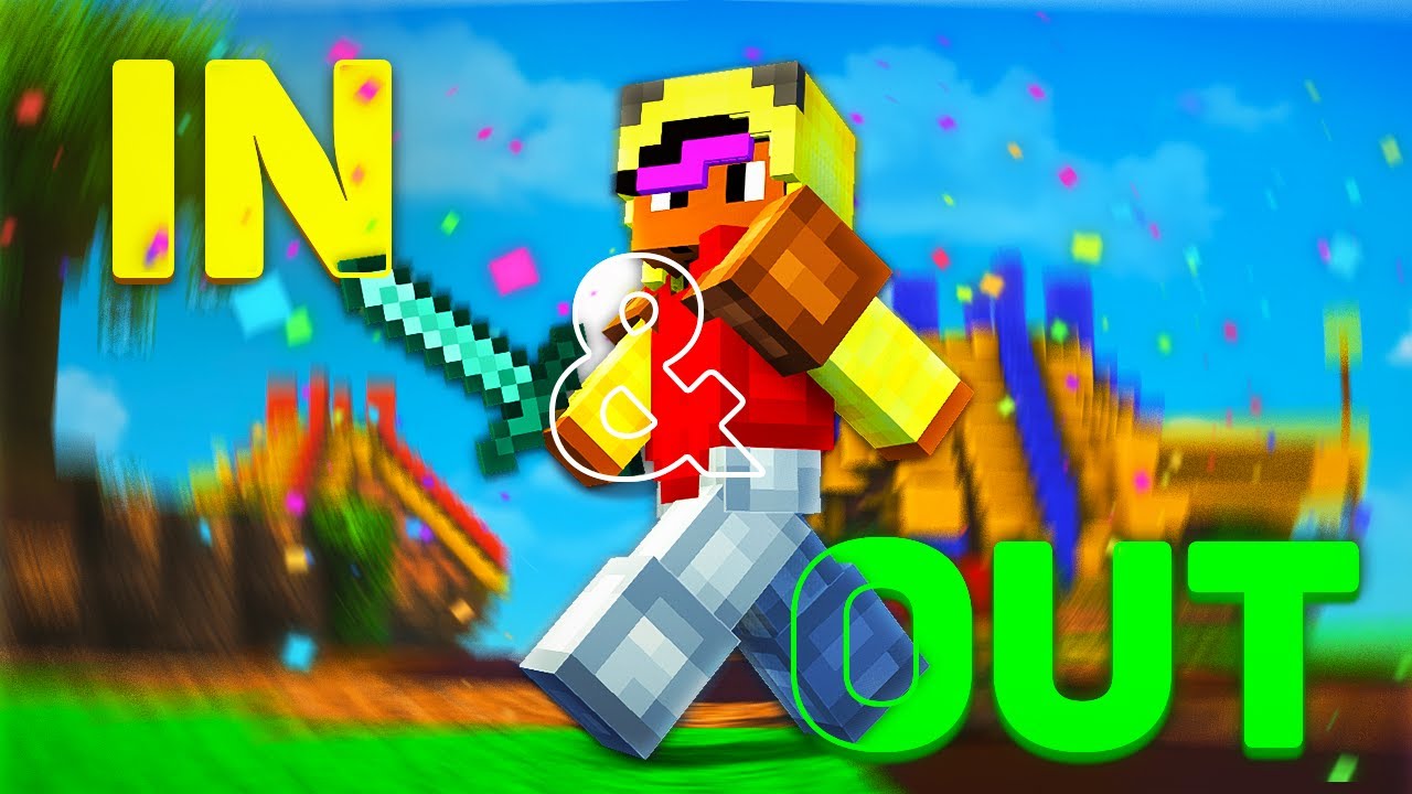 In & Out ⭐🎸 | Minecraft Bedwars Montage