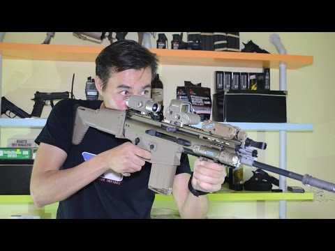 Обзор страйкбольного газового автомата WE SCAR-H