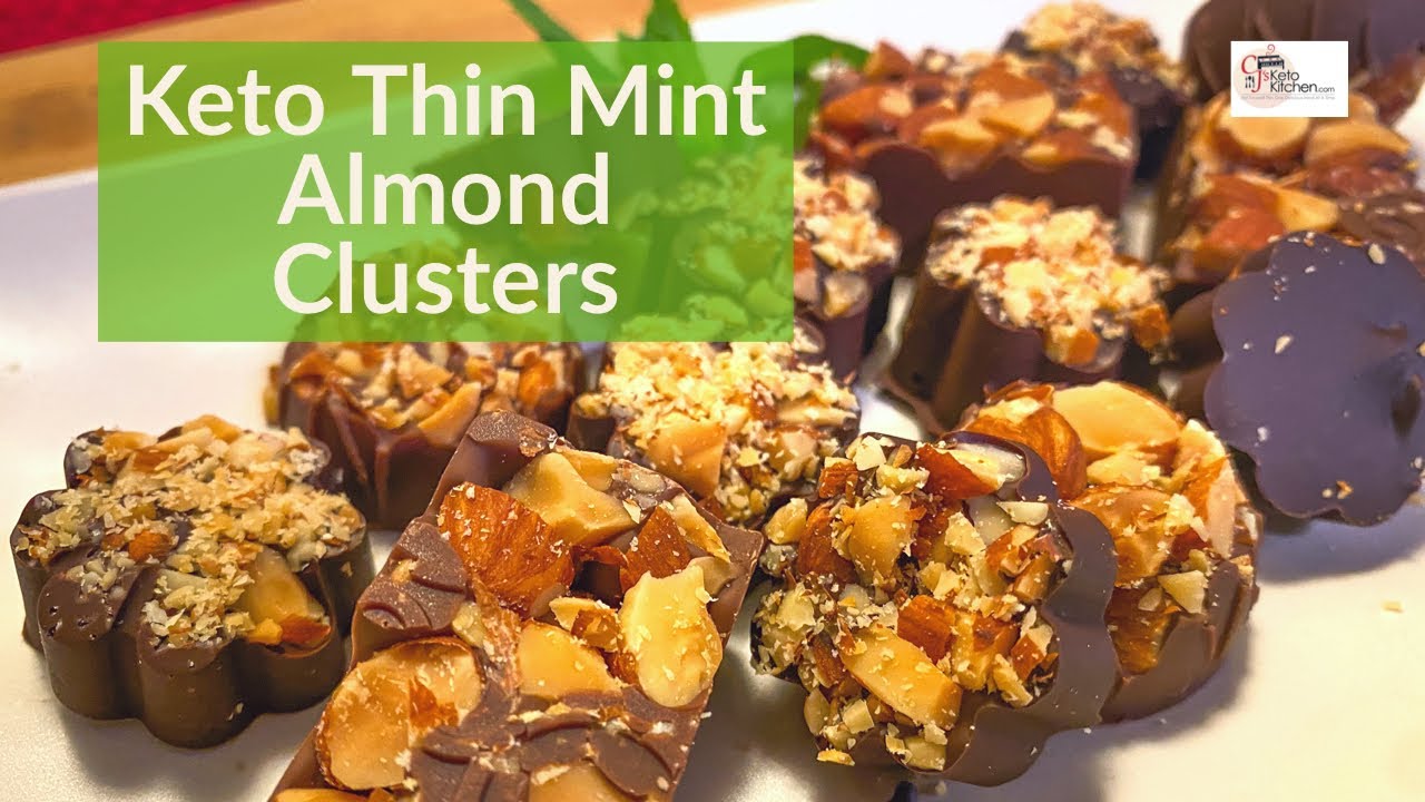 Keto Thin Mint Almond Clusters Easy to Make, Sugar Free YouTube