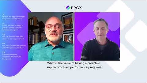 Contract Management Insights with Jim Albrecht | PRGX Podcast EP. 1
