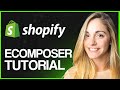 Ecomposer Shopify Tutorial 2024 (Landing Page Builder On Shopify)