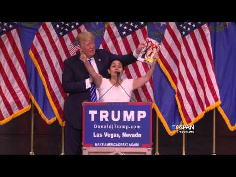 CLIP:  Trump and a supporter from Colombia (C-SPAN)