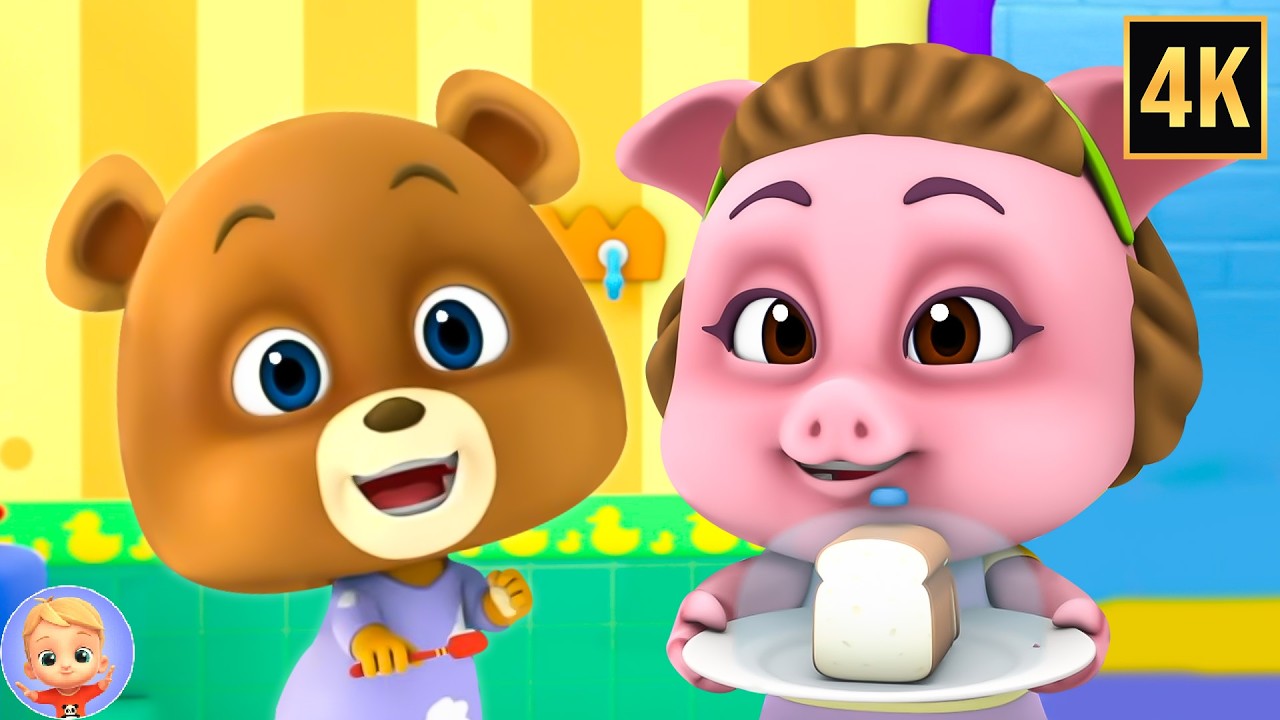 This Is the Way We Brush Our Teeth - Kids Morning Routine Song & Nursery Rhymes