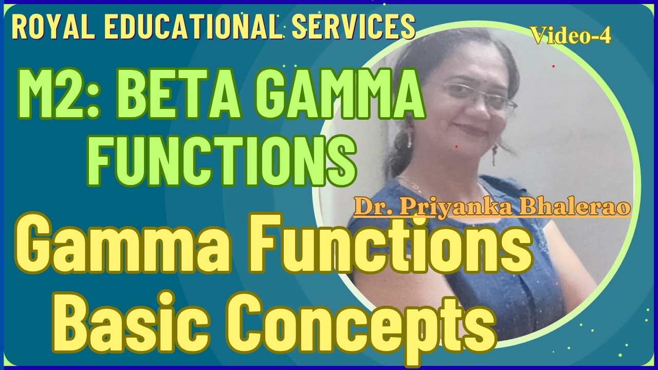 Gamma Function | Definition | Basic Concepts #gammafunction - YouTube