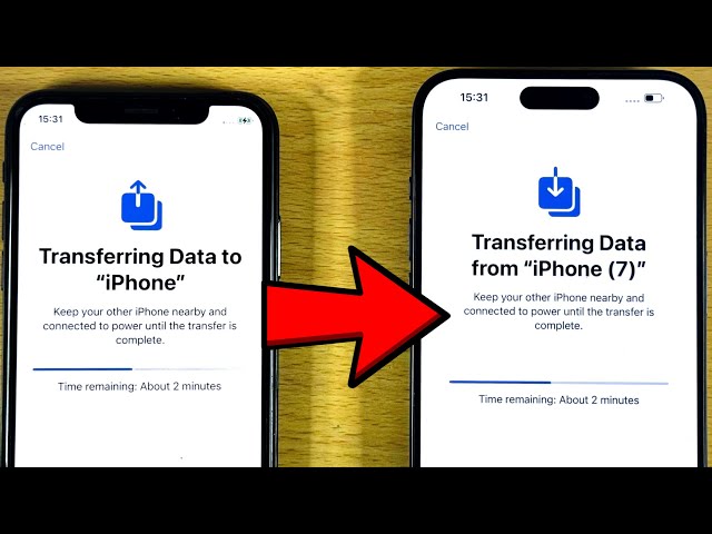 How To Transfer Data from old iPhone to iPhone 15 Pro Max (Photos, Data, Everything) class=
