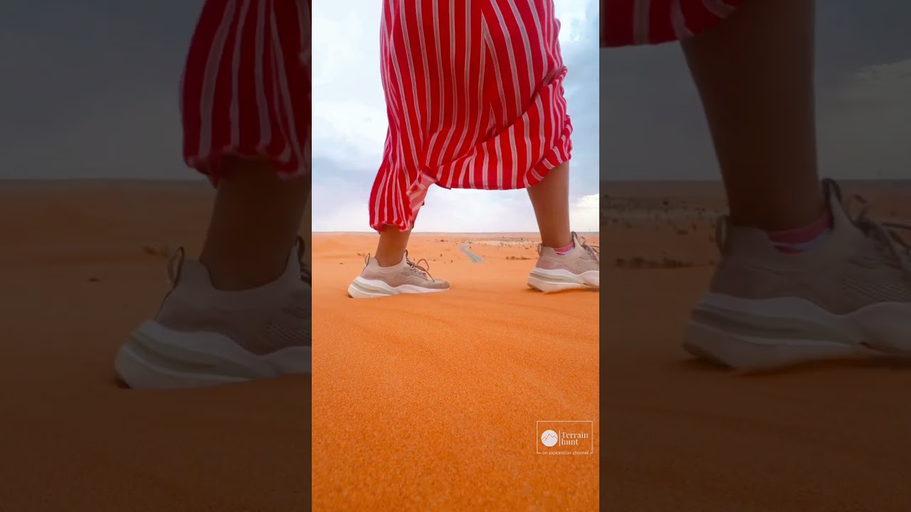 Walk through dunes… End of the road/ Ad dilam/ Riyadh 