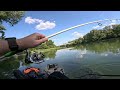 Caught this Smallie on a little crank bait in the kayak.
