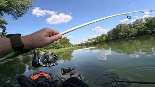 Caught this Smallie on a little crank bait in the kayak.