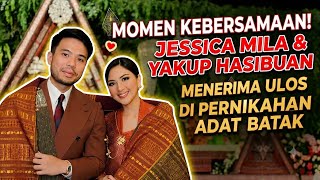 Jessica Mila & Yakup Hasibuan Menerima Ulos Di Acara pernikahan Adat Batak